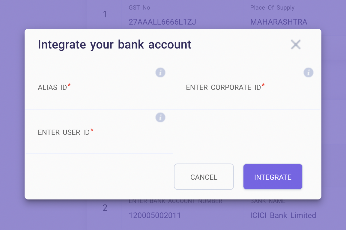 Bank Details